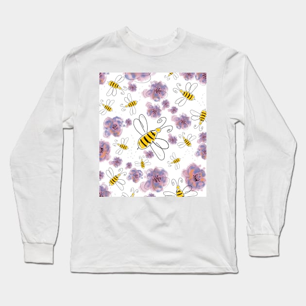 The Bees Knees Long Sleeve T-Shirt by halideO